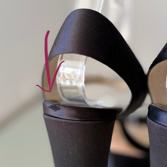 EUC Jimmy Choo Santina Embellished Satin Platform Sandals 41 $1,150 - Picture 15 of 15